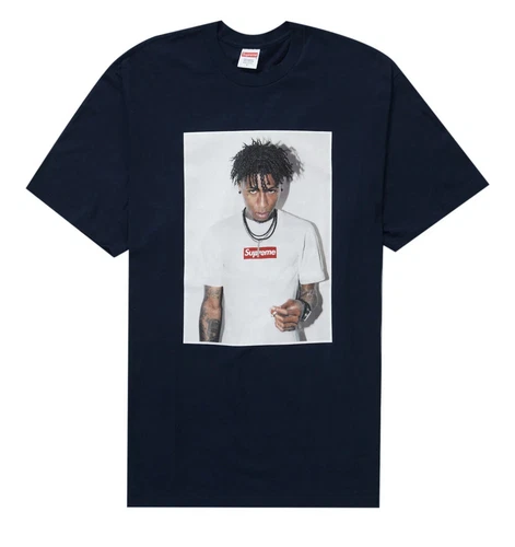 ? T shirt Supreme NBA Youngboy Marine Taille X Large NEUF GRATUIT ?
