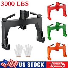 3 Point Quick Hitch Adapter Attach For Category 1 Category 2 Tractors 3000 LBS