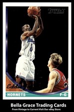 1993-94 Topps Eddie Johnson #242 Charlotte Hornets Gold NBA Basketball