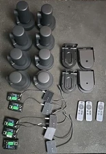 Lot Of 8 Logitech V-R0010 / 860-000569 Rally UHD 4K PTZ Cameras w/ Remotes +More