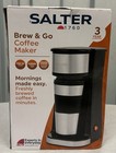 Salter One Cup Coffee Maker Drip Machine With 420ml Stainless Steel Travel Mug