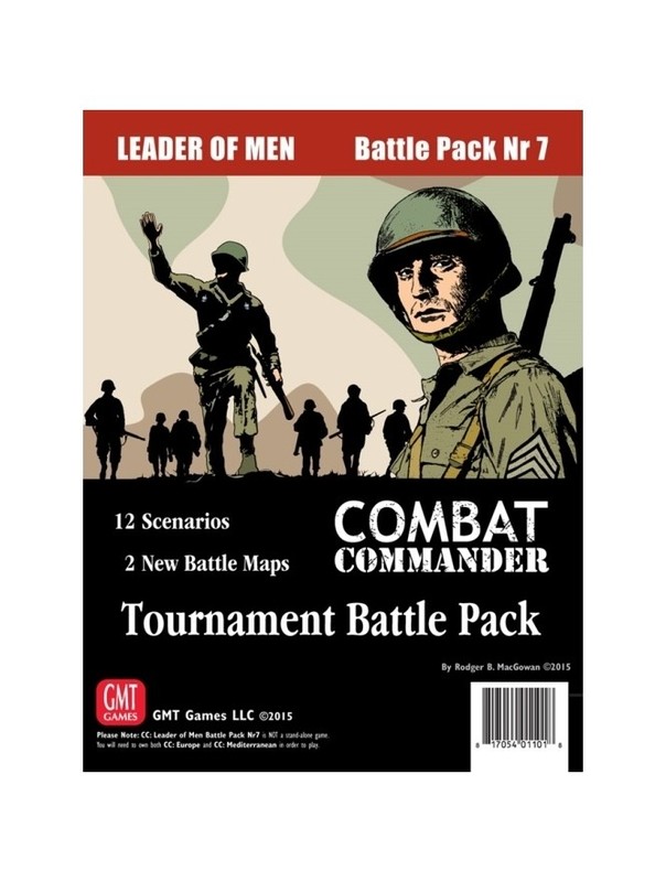 Combat Commander Tournament Battle Pack #7 NEW GMT NIZ WWII LEADER OF MEN 