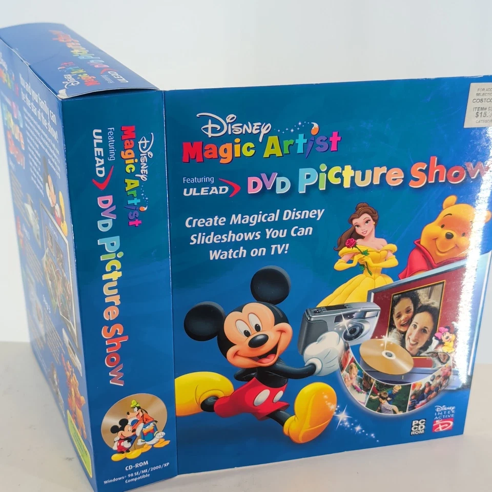 NWB Disney Magic Artist #968266 DVD Picture Show CD-Rom Win. 98 SE/ME/2000/XP - Image 2 of 4