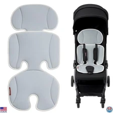 Momcozy Universal Stroller Cooling Pad & Soft Adjustable Car Seat Liner Cushion