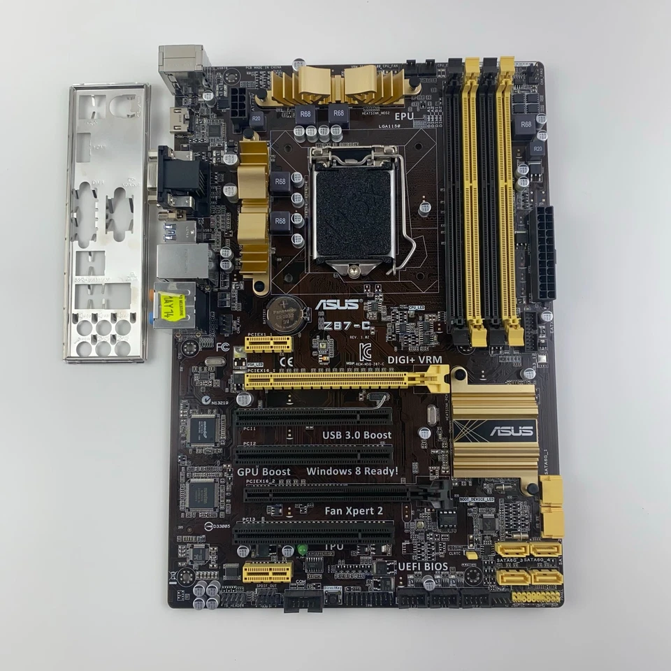 ASUS Z87-C ATX Motherboard | LGA1150 | DDR3 | HDMI DVI VGA | USB 3.0