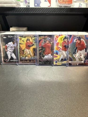 Roman Anthony Bowman Refractor Card Lot (5 cards)
