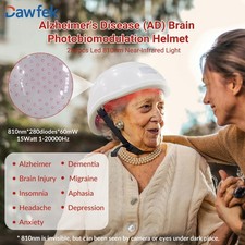 810nm LED Infrared Light Therapy Device PBM Helmet For Insomnia Anxiety