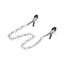 Nipple Clips for Women Men Adjustable Pressure Body Jewelry with Chain