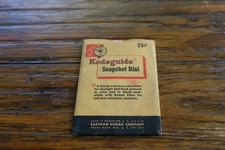 Vintage Kodak Kodaguide Snapshot Dial / Exposure Calculator