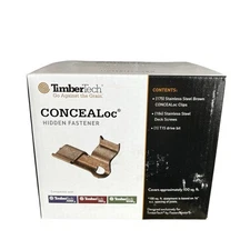 TimberTech - CONCEALoc Hidden Fastener - 175pc 100sq. ft - New In Box- Stainless