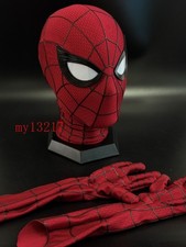 Spider  Man Full Helmet Mask  Gloves Cosplay Costume Prop Set Halloween Party