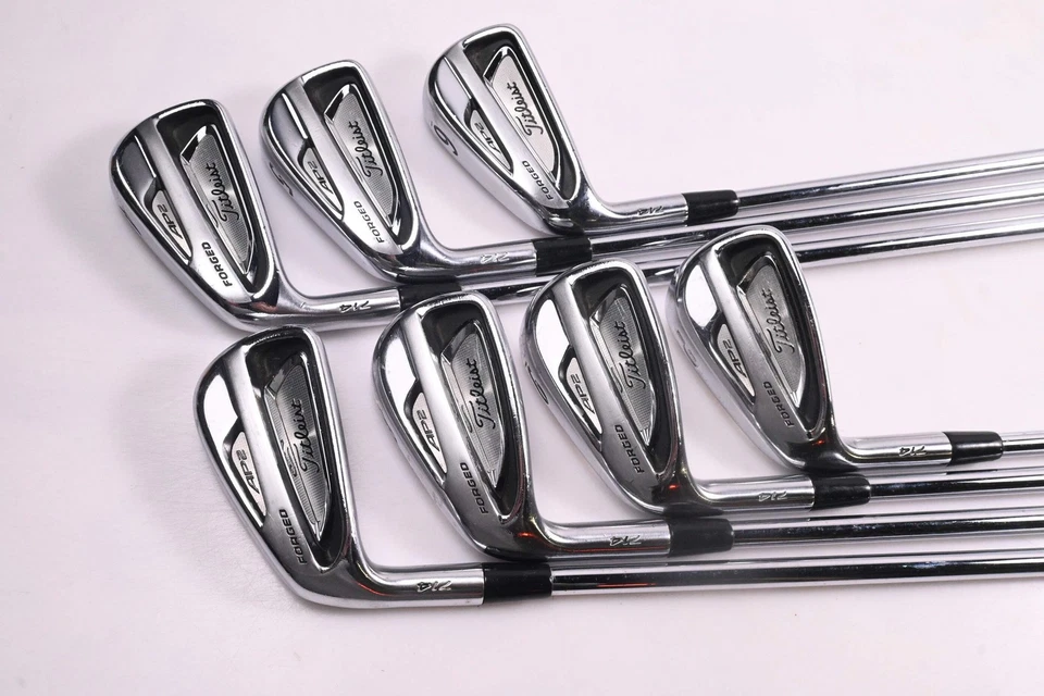 Left Hand Titleist 714 AP2 Irons / 4-PW / Regular Flex Dynalite Shafts - Image 2 of 4