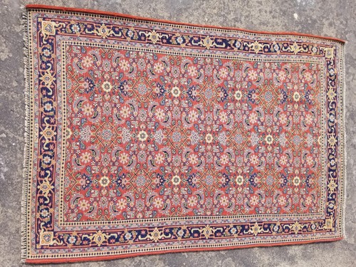 Vintage Traditional Handmade Ghashghai Style Wool Multicolor Rug 164x109cm - Picture 14 of 15