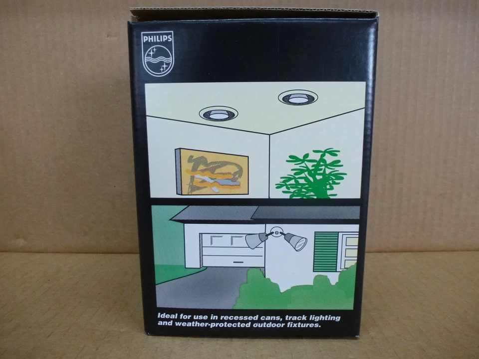 2 PACK PHILIPS EARTH LIGHT 20 WATT R40 FLOOD 2700K CFL ENERGY SAVING LIGHT BULBS - Image 4 of 4