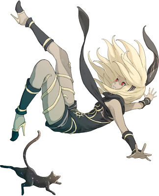 Kat Gravity Rush Weatherproof Anime Sticker 6'' Car Decal S1