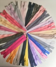 Lot 30 fermetures éclair / à glissière 12 cm couleurs differentes