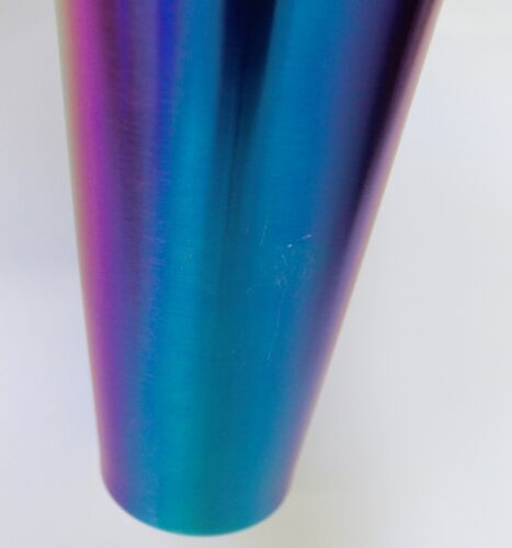 Vaso Starbucks Iridiscente Púrpura Azul Taza Fría Acero Inoxidable 16 OZ RASGUÑO - Imagen 10 de 12