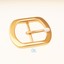 HAORUN Solid Brass Pin Buckle For Men's Belt - 40mm Replacement Snap-On Buckle