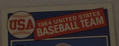 1985 Topps #401 Mark McGwire Rookie USA Baseball Team - Picture 8 of 24