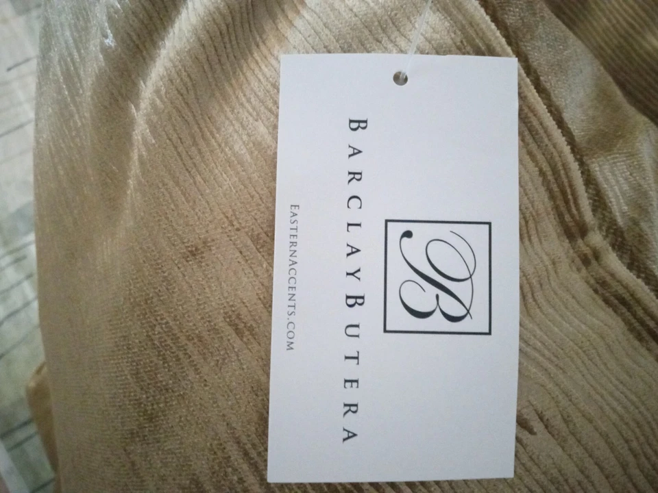 Fundas de almohada Eastern Accents Park Ave imitación bois/rey/oro rosa/juego de # 2. Foto 4 de 4