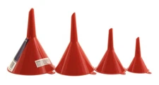 4 Pieces Plastic Funnel Set for Automotive Use But Can Be Used In The Kitchen