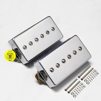 P90 Electric Guitar Pickups Alnico 5 Set of 2 Single Coil Humbucker Size Pickups