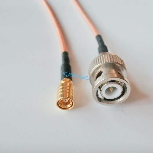 BNC Male to SMB Female STRAIGHT RF pigtail Cable COAX RG316 3Feet - Picture 3 of 6