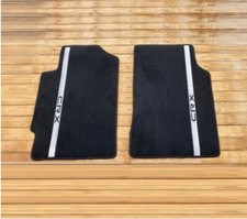 Fit For Honda Crx Civic Ef Vtec Black Floor Mats Carpet 2pcs Front 88-91 Velour
