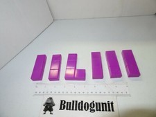 2013 Jenga Tetris Board Game Lot 6 Purple Block Pieces