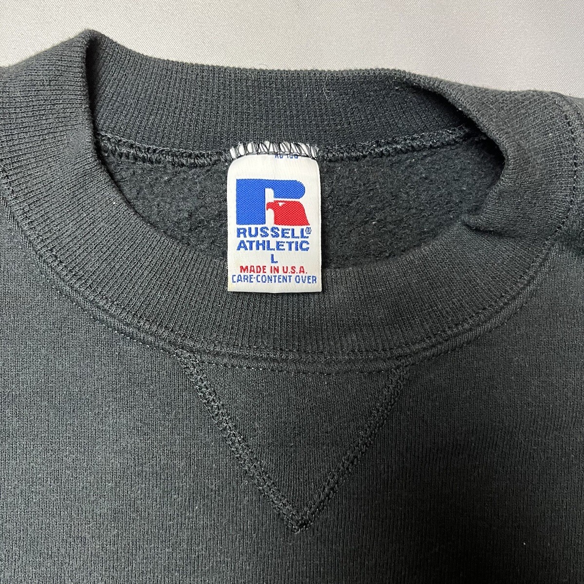 90s USA製 Russell Athletic sweat shirt USA製 90s RUSSELL ATHLETIC Print Sweatshirt . (Size：XL