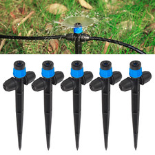 25 Pcs Drip Irrigation Fan Emitter for 1/4" Irrigation Tubing, Adjustable Water