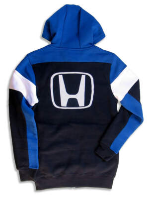 Honda Navy/Blue Full Zip Hooded Sweatshirt | eBay