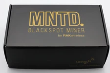 MNTD Rak Wireless Helium Miner Blackspot US915 HNT Black Hotspot