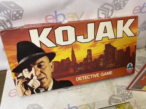 KOJAK Detective Retro Board Game -TV Detective Series - Vintage 1975 - Complete - Picture 1 of 3