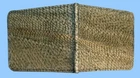 NATURAL WALLEYE LEATHER MONEY CLIP-MENS BILLFOLD WALLET-FISH SKIN-GENUINE- New!