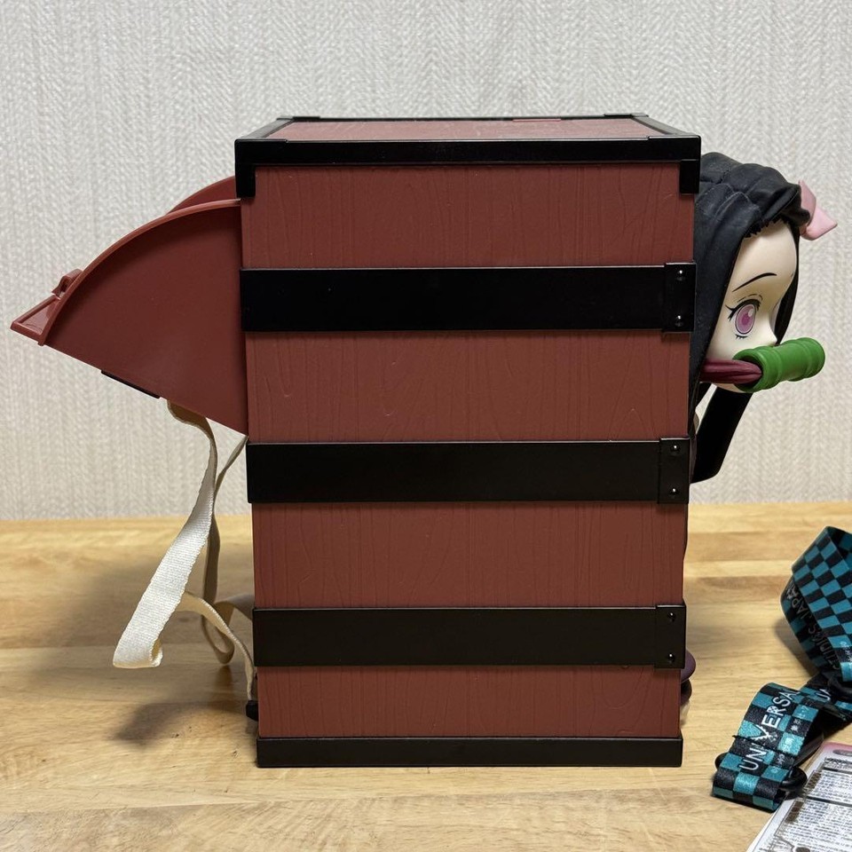 Demon Slayer Nezuko Popcorn Bucket Figure Limited 2021 Kimetsu USJ Case
