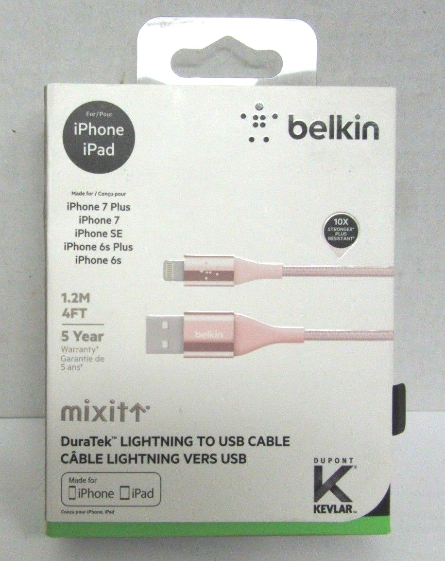 Belkin Mixit Belkin Lightning To Usb New Genuine Belkin Mixit