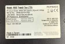 Peplink PEPWAVE MAX Transit Duo LTEA Router /Poynting Ant