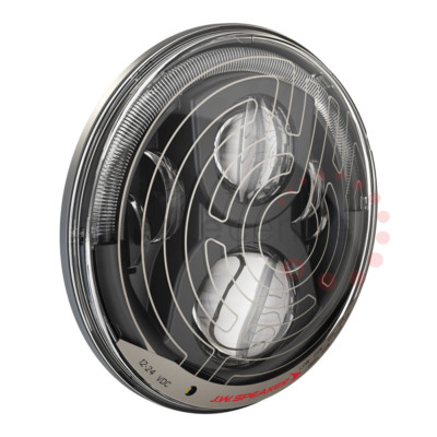 J.W. Lautsprecher 8700 Evo 2 SmartHeat  LED Scheinwerfer Set 7'' schwarz neu 0556301