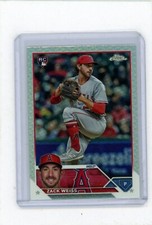 2023 Topps Chrome Update Refractor ZACK WEISS  RC  #USC155 Angels