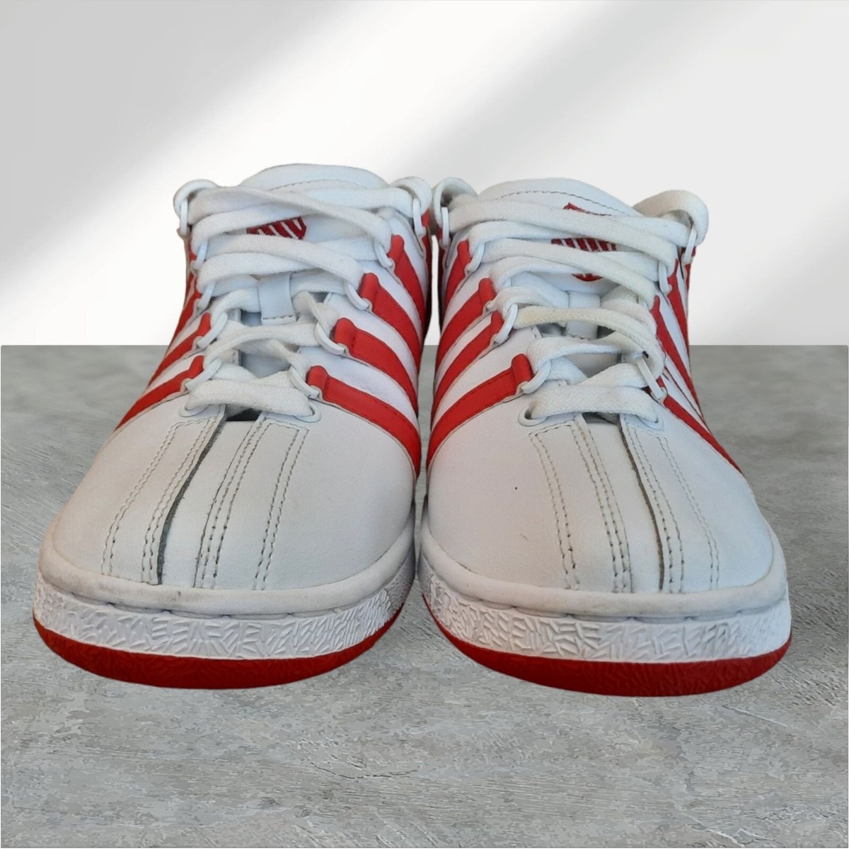 K-Swiss Mens Classic Lx In White/red 7.5 Tennis Shoe\'s 03343-11-M K-Swiss Mens Classic Lx In White/red 7.5 Tennis Shoe main image 3