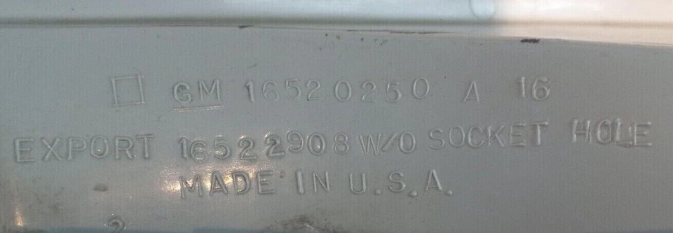 Chevrolet Astro 1995-2005 intermitente derecho p/n 16520250 pieza original OEM GM Foto 4 de 4