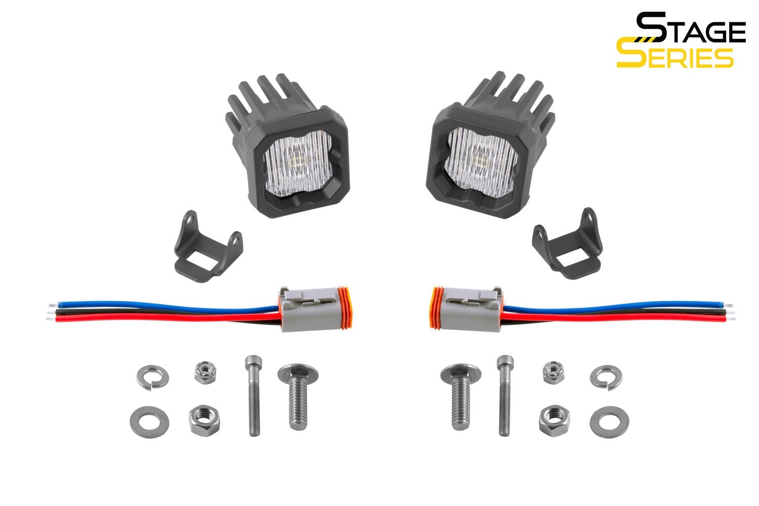 Diode Dynamics Stage Series C1 LED Pod White SAE DOT Fog Standard WBL