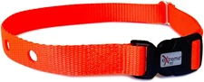 Dog Collar Strap - Bright Orange - Compatible with Nearly All Brands and Models