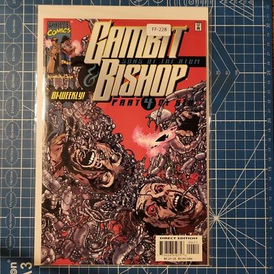 GAMBIT & BISHOP #4 8.0+ MARVEL COMIC BOOK FF-228