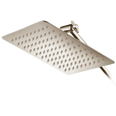 HotelSpa 10-inch Rainfall Shower Head (without Arm)   Brushed Nickel Finish