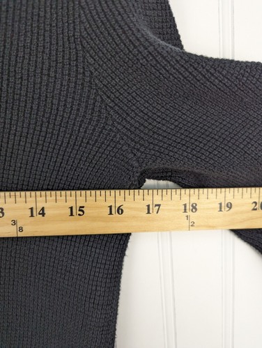 Lauren Ralph Lauren Black Cowl Neck Pullover Waffle Knit Sweater Women's Medium - Picture 5 of 9