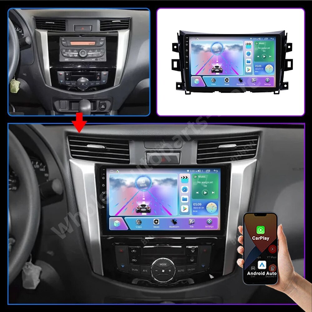 Carplay For Nissan NAVARA NP300 2016-2019 Android 13 Car Stereo