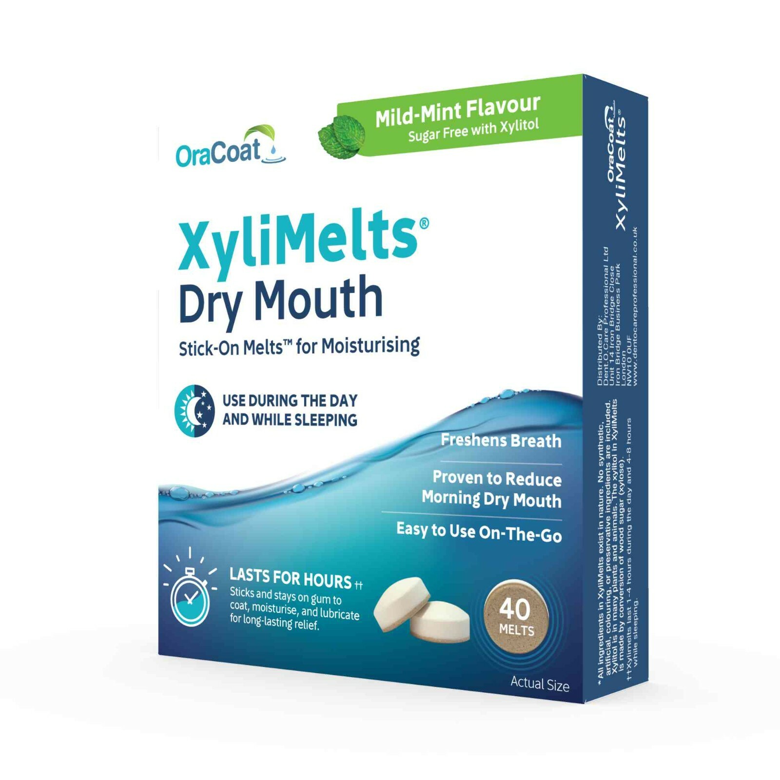 OraCoat XyliMelts Mild Mint for Dry Mouth, 40Count, 740UK eBay