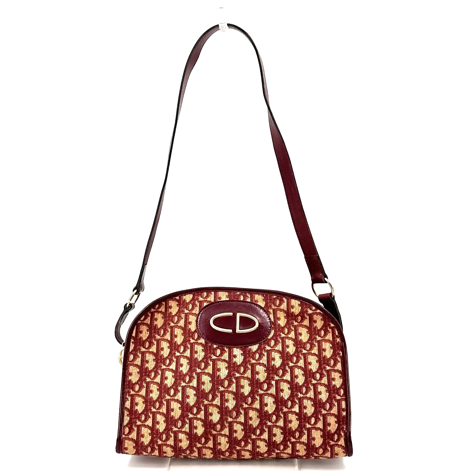 Sac bandoulière Dior Trotter CD vintage toile authentique